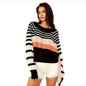 NEW! Free People Block Party Pullover Sweater